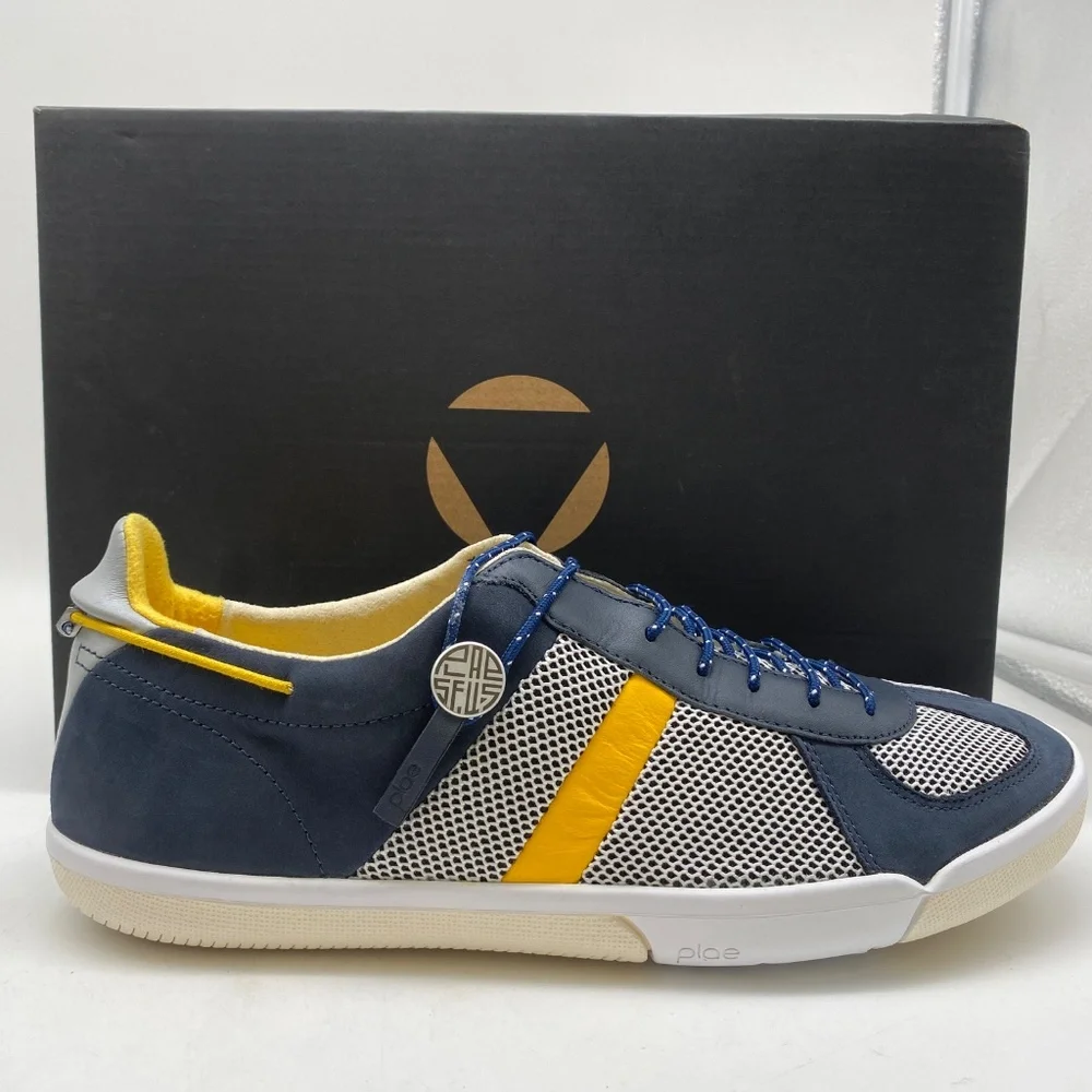 "Spring Sale!" Plae Navy Full Grain Leather Shoes 550010-419 - Picture 2 of 5